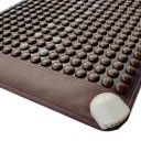 Alfombrilla de masaje de termoturmalina 55 × 147 cm 200 W 220 V temperatura 30–70 °C cerámica de turmalina 765 piedras para la relajación del cuerpo 4