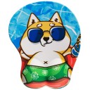 Alfombrilla de ratón ergonómica con corgi 1