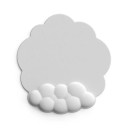 Alfombrilla de ratón ergonómica con forma de nube, de espuma antideslizante, para escritorio, para trabajo y juegos 2