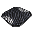 Alfombrilla de verano para asiento de coche con cuentas de madera Funda transpirable y refrescante para un viaje cómodo Ventilación del asiento 4