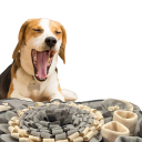 Alfombrilla olfativa para perros y gatos 64 x 43 cm Alfombrilla de nylon para premios para alimentación lenta y entrenamiento interactivo 3