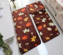 Alfombrillas de baño estampadas 3 uds. 8
