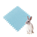 Alfombrillas térmicas para mascotas 10 uds 30 x 30 cm Aislamiento térmico Paneles de espuma con bordes de puzzle Baldosas suaves 10