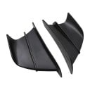 Ali aerodinamiche universali per motociclo ABS spoiler 175x100 mm design autoadesivo nero matte 4