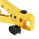 Alicate multifuncional de descasque de cabos RG59 RG6 RG7 RG11 UTP STP SK-5 aço ferramenta amarela para condutores de rede e coaxiais 4