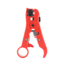 Alicates multifuncionales de desaislar cables RG59 RG6 RG7 RG11 UTP STP SK-5 acero herramienta amarilla para conductores de red y coaxiales 1