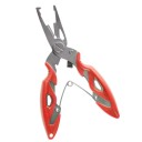 Alicates multifuncionales para pesca de plata, 12 x 5 cm, de acero inoxidable, para quitar anzuelos, engarzar, cortar hilo, aparejos 2