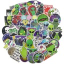 Alien klistermärken 10/30/50 st 2