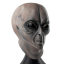 Alien lateksowa maska Halloween UFO maska karnawałowa Cosplay obca maska 2