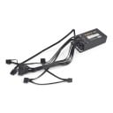 Alimentatore PC modulare Flex ATX 16,5 x 8,2 x 4 cm 600 W con PFC attivo e ingresso 110–240 V in custodia metallica nera per computer da gioco 6