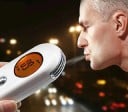 Alkoholteszter kulcskarikával az alkohol mérésére a lélegzetben Háttérvilágítású kijelző Hangjelzés az eredményről Mérési pontosság 0,1 ‰ Fehér 3