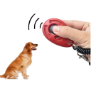 Allenatore per l'addestramento di cani e gatti Pulsante con suono Cinturino regolabile Portachiavi Strumento per animali domestici Strumento di addestramento portatile 2