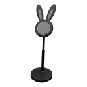 Állítható telefontartó 10x10x24 cm Aranyos tartó nyuszival Műanyag asztali állvány Univerzálisan állítható magasságú és szögű telefontartó 1