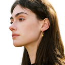 Alma design fülbevaló 26 x 14 mm Rozsdamentes acél Szennyeződésálló Divatos ékszer Gyümölcs motívum Elegáns kiegészítő 2