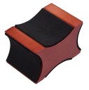Almofada de apoio acolchoada em madeira para o pescoço da guitarra com duas alturas Apoio para manutenção e reparação de guitarras acústicas 1