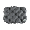 Almofada de assento inflável ultraleve para exterior 40 x 30 x 5 cm Almofada de assento dobrável de viagem TPU nylon Camping Caminhada 3