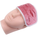 Almofada de beleza profissional para o rosto Toalha macia para a testa Suporte para pestanas falsas Almofada de salão com motivo de olhos e sobrancelhas 2