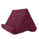 Almofada de esponja suporte para tablet 27 x 25 x 23 cm com apoio e bolsos laterais Suporte ajustável para ler e ver vídeos 9
