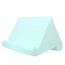 Almofada de esponja suporte para tablet 27 x 25 x 23 cm com apoio e bolsos laterais Suporte ajustável para ler e ver vídeos 10