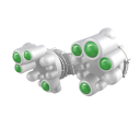 Almofada de Massagem 31×23×11 cm com Aquecimento Massagem Eléctrica Aquecimento Profundo Intensidade Ajustável Mecanismo Rotativo Relaxação Muscular 3