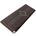 Almofada de massagem de termoturmalina 55 × 147 cm 200 W 220 V temperatura 30–70 °C cerâmica de turmalina 765 pedras para relaxamento do corpo 2