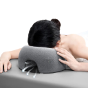 Almofada de massagem ergonómica Apoio de cabeça Espuma de memória Almofada de relaxamento Almofada facial Mesa de massagem Salão Uso doméstico 13x26x6 cm 3