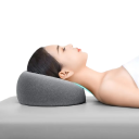 Almofada de Massagem Ergonómica Apoio de Cabeça Espuma Memória Almofada de Relaxamento Almofada Facial 13x26x6 cm 6