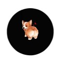 Almofada de rato redonda K2515 3