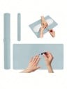 Almofada de unhas portátil dobrável 60 x 30 cm Apoio para as mãos em microfibra macia À prova de água, resistente a sujidade e riscos 9