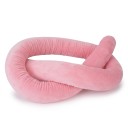 Almofada longa para a cama 2 m Protetor cilíndrico à volta do berço Forma flexível sem cantos Apoio para deitar e sentar Acessório para o quarto das crianças 3