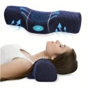 Almofada Ortopédica de Suporte Cervical em Espuma Memória Ergonomia Apoio para a Cabeça e Coluna Cervical 45x15x10 cm 2