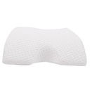 Almofada ortopédica em forma de U em espuma viscoelástica Apoio cervical Suporte para a cabeça Ergonómica Relaxante de Viagem Com capa respirável e lavável 35x30x13 cm 4