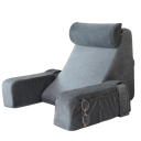 Almofada para leitura com apoios 35,6 x 39,8 x 48 cm Almofada de apoio para a cama com espuma de memória Almofada para leitura, ver televisão, jogar 7