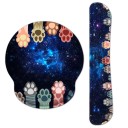 Almofada para rato com suporte ergonómico para o pulso 5