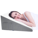 Almofada triangular elevada em forma de cunha em espuma de memória Respirável Ortopédica Apoio para cabeça e pernas Refluxo Relaxação Sono Pós-operatório 50x50x26 cm 3