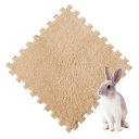 Almofadas aquecedoras para animais de estimação 10 pcs 30 x 30 cm Isolamento térmico Painéis em espuma com bordas de puzzle Azulejos de chão macios 12