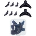 Almofadas de silicone para pestanas 1 par 3 tamanhos Contra a queda de pestanas Bastão permanente Almofada antiderrapante Ferramenta reutilizável 1