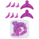 Almofadas de silicone para pestanas 1 par 3 tamanhos Contra a queda de pestanas Bastão permanente Almofada antiderrapante Ferramenta reutilizável 2