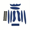 Almofadas para capacete 1 conjunto Universal Espuma de memória Almofada interna de substituição Almofada confortável para capacete 9