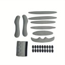 Almofadas para capacete 1 conjunto Universal Espuma de memória Almofada interna de substituição Almofada confortável para capacete 8