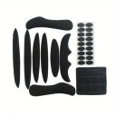 Almofadas para capacete 1 conjunto Universal Espuma de memória Almofada interna de substituição Almofada confortável para capacete 6