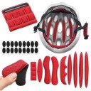 Almofadas para capacete 1 conjunto Universal Espuma de memória Almofada interna de substituição Almofada confortável para capacete 2