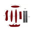 Almofadas para capacete 1 conjunto Universal Espuma de memória Almofada interna de substituição Almofada confortável para capacete 3