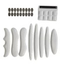 Almofadas para capacete 1 conjunto Universal Espuma de memória Almofada interna de substituição Almofada confortável para capacete 4
