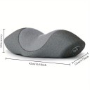 Almohada de masaje cervical 42 x 12 x 12 cm Modelo de 5 puntos con vibración, calefacción y batería Relajación mientras viaja Alivio del sueño 2