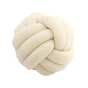Almohada decorativa en forma de nudo Bola para cama o sofá Accesorio de diseño suave elaborado en felpa Relleno de fibra hueca Textiles para el hogar 5
