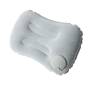 Almohada Inflable Portátil 43x28x10 cm Soporte para Cuello y Espalda Almohada de Viaje con Válvula Ligera Plegable 120 g Relajación 5