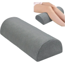 Almohada ortopédica semicircular entre las rodillas 41x18x10 cm Espuma viscoelástica Dormir de lado Alivio del dolor de cadera y espalda Funda 1