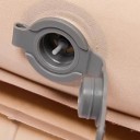 Almohada portátil autoinflable 46 x 30 x 9 cm almohada de viaje ultraligera 3D Camping Sueño Colchón inflable Empaque compacto 15 x 22 cm 7