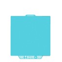 Almohadilla de acero flexible 256 × 256 mm CryoGrip Glacier Textura universal fina para múltiples materiales compatible con Bambu Lab P1 y X1 1